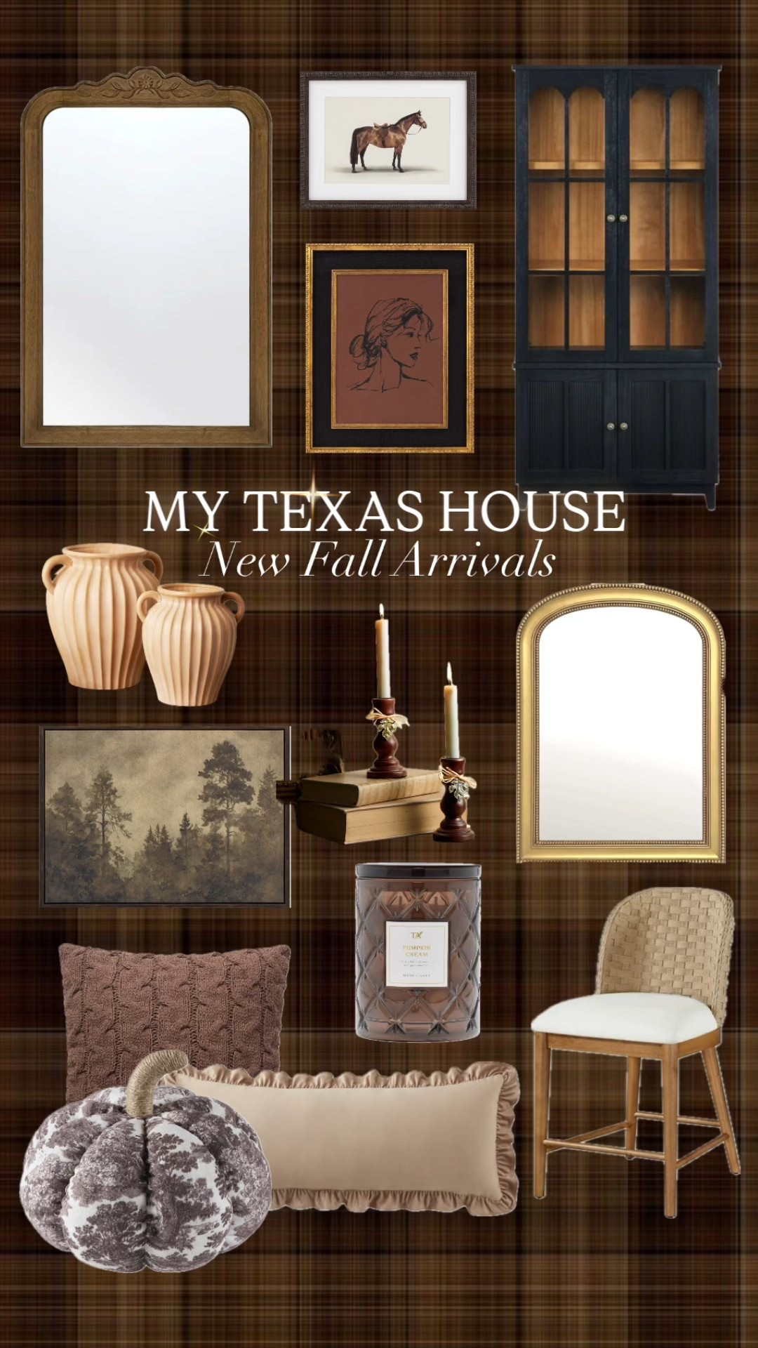 My Texas House new fall arrivals! 

Furniture mirror wall art decor pillows candles Walmart 