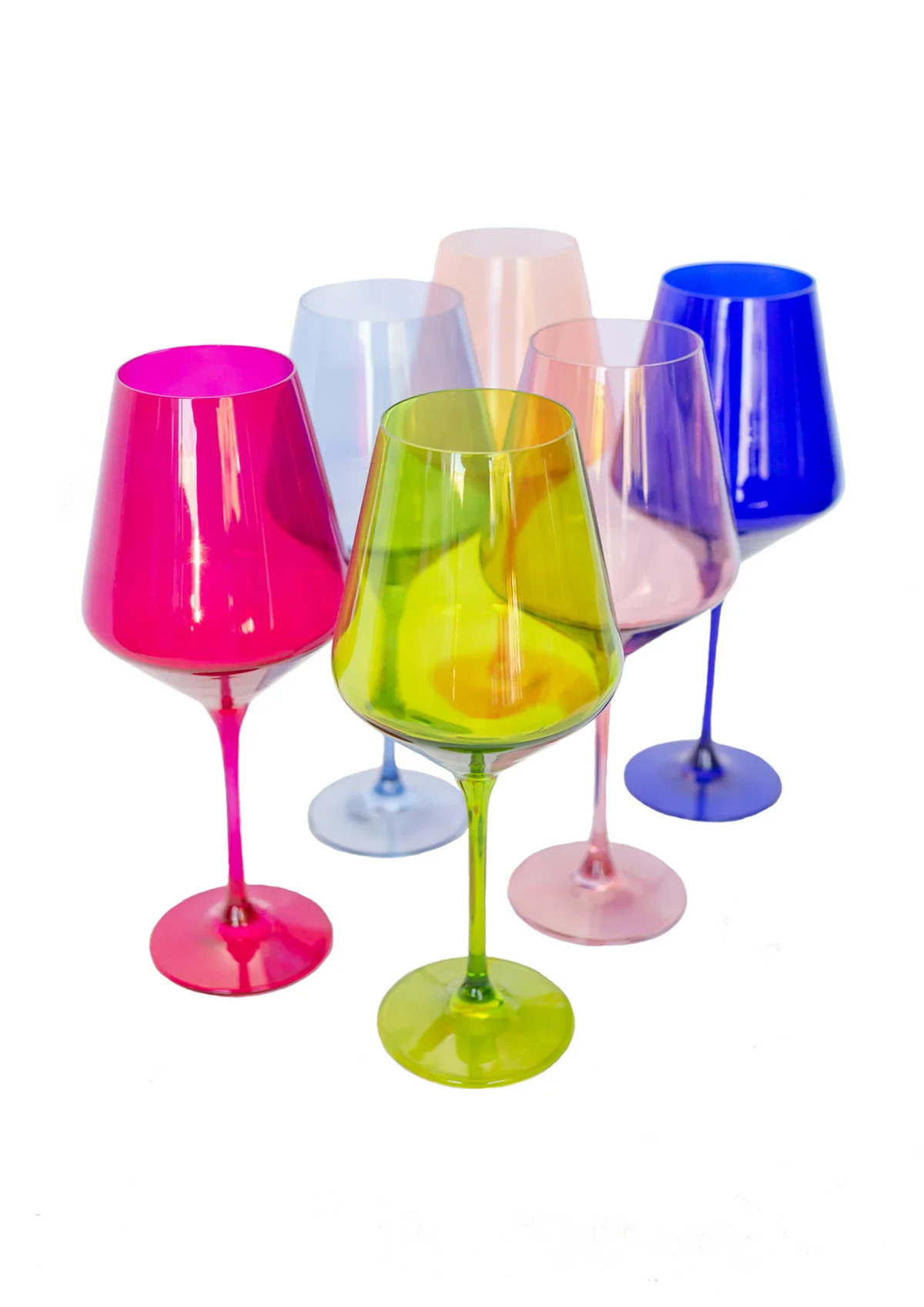 Mixed Set of Wine Stemware, Set of 6 | Over The Moon