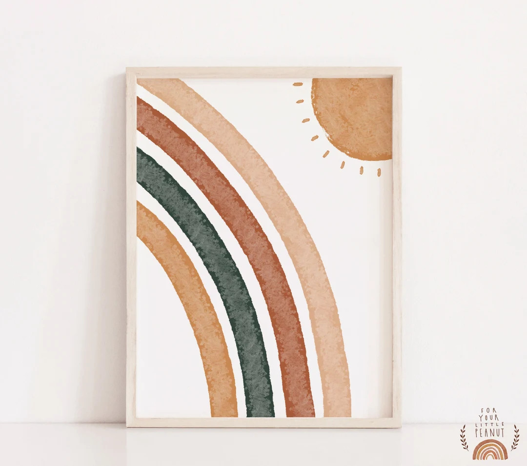 Nursery Wall Art Rainbow Nursery Decor Printable Wall Art Nursery Prints Digital Prints Nursery A... | Etsy (US)
