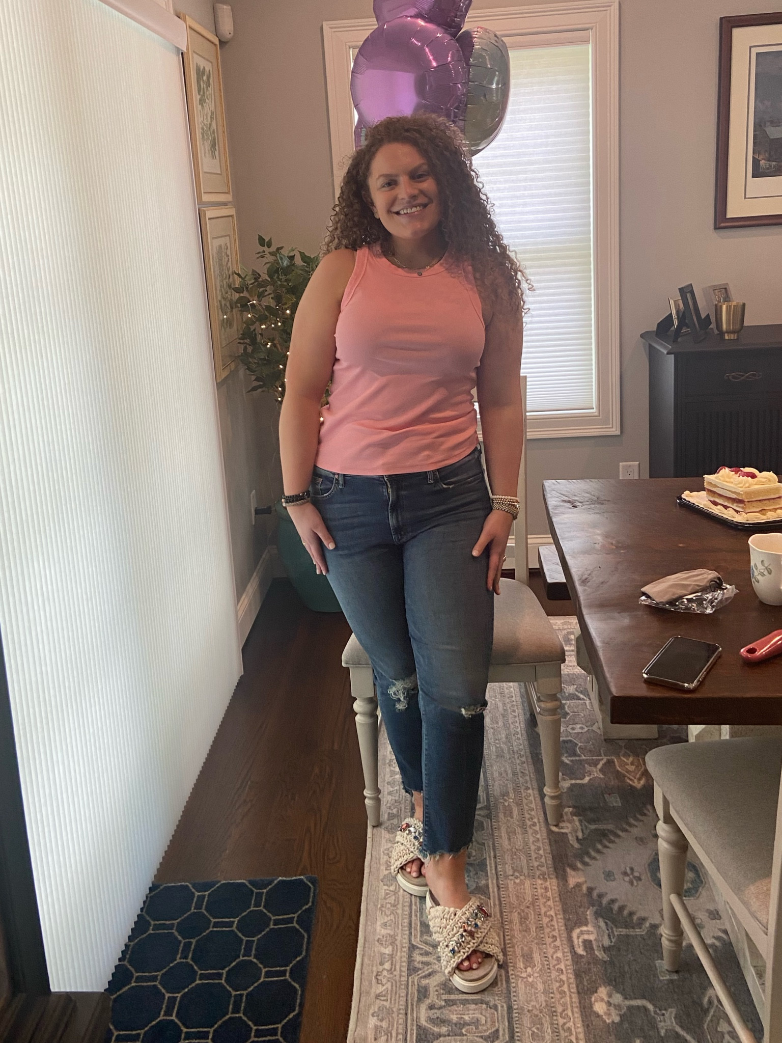 Mother jeans are perfect for summer and spring! The most comfy fabric and flattering fit. I also love these tank tops from Madewell - I have multiple colors! 

These iinuiki sandals were a hit last year. The gems are so cute and the woven material is so sturdy! I’ve linked a similar option below. 

#LTKcurves #LTKstyletip #LTKSeasonal