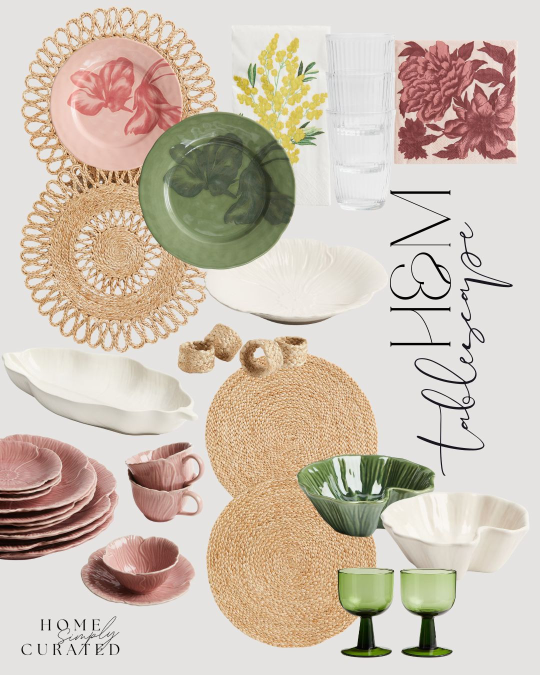 Add a touch of spring to your table with these H&M kitchen finds - all pieces are UNDER $30!!


H&M, home, kitchen finds, tablescape, under $50, stoneware, woven placemats, napkins, spring, seasonal, dinner plates, kitchenware 

 #LTKSeasonal #LTKHome #LTKFindsUnder50
