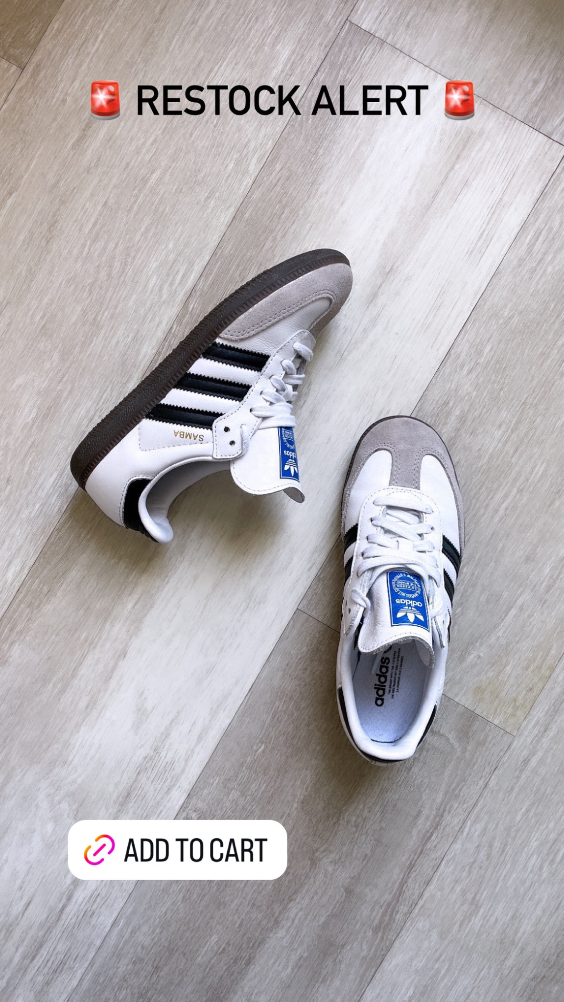 Restock alert 🚨 These Adidas Samba always sells out so fast! I found them in stock for you. Grab them while you can. Runs half size too big. 

Adidas Samba, white sneakers, neutral sneakers, back to school shoes, fall outfit, The Stylizt  



#LTKShoeCrush #LTKFindsUnder100 #LTKStyleTip