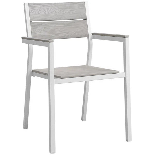 Windsor Metal Outdoor Dining Armchair | Wayfair North America