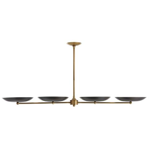 Arteriors- Griffith Linear Chandelier- 55" Bronze - #894X1 | Lamps Plus | Lamps Plus