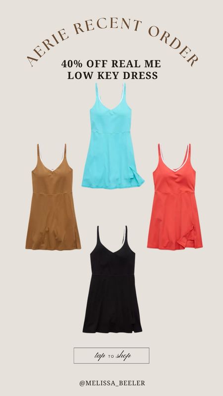 I just ordered this workout dress from Aerie and I can’t wait to show you guys how it looks!🩵 It’s 40% off today and comes in so many cute colors! 

Aerie sale. Workout dress. Tennis dress. Workout wear. 

#LTKstyletip #LTKsalealert #LTKfitness
