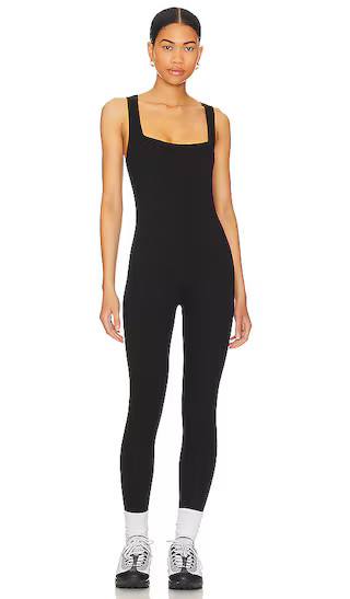 X Revolve Essential Avery Jumpsuit in Noir | Revolve Clothing (Global)