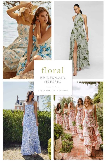 Floral bridesmaid dresses for spring and summer wedding season.
Pink floral dress floral maxi dress blue and white floral dress bridesmaid dress dresses for weddings

#LTKparties #LTKstyletip #LTKwedding