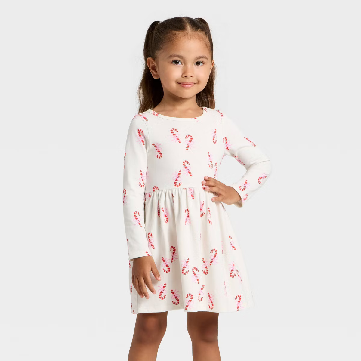 Toddler Girls' Long Sleeve Dress - Cat & Jack™ | Target