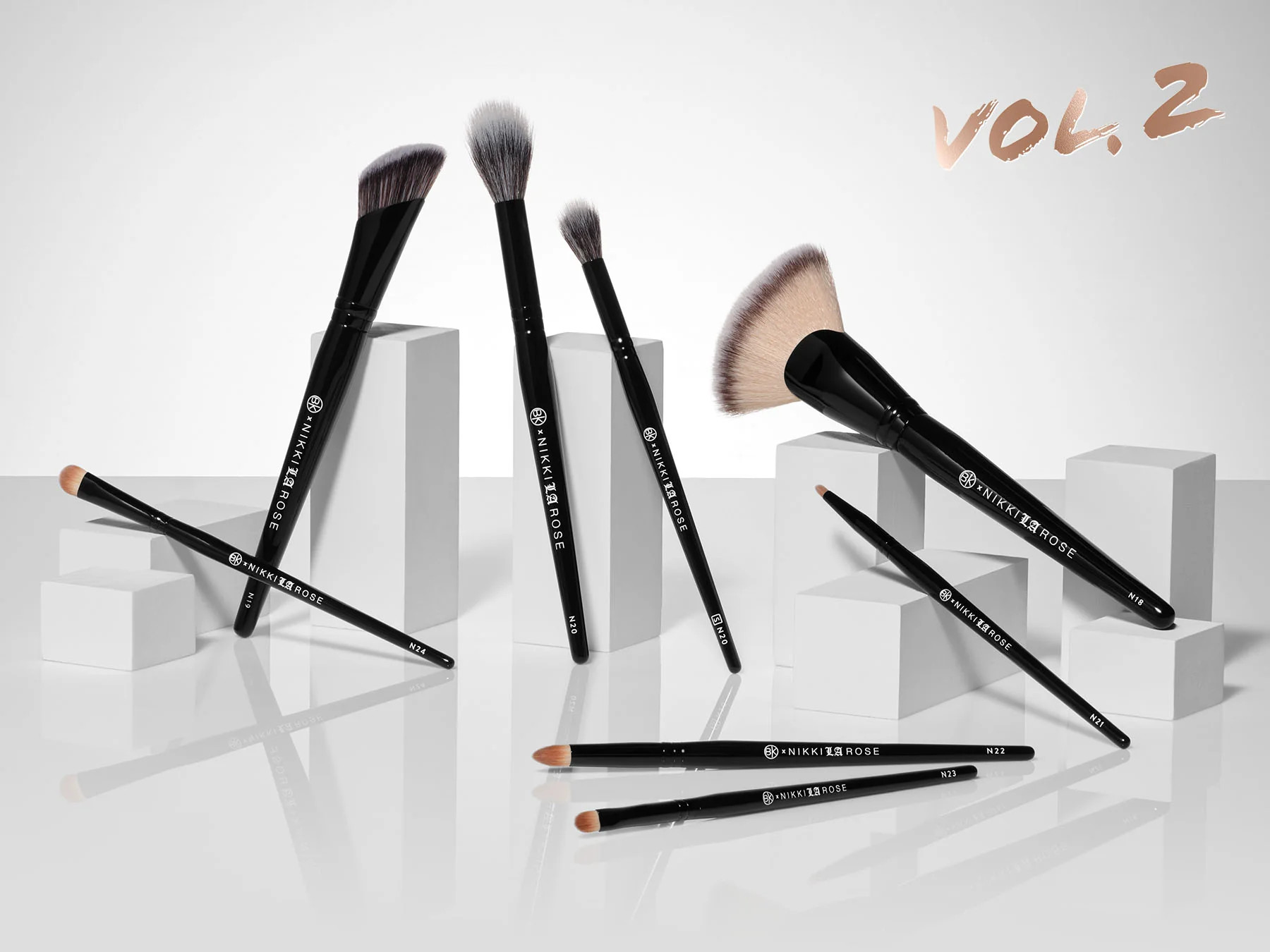 Nikki La Rose Pro Artist Brush Set (8PC) - Vol. 2 | BK Beauty