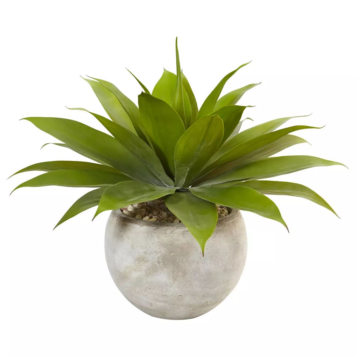 nearly natural 24-in. Agave Artificial Plant in Sand Colored Bowl | Kohl's