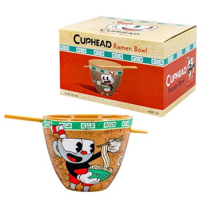 Toynk Cuphead 16-Ounce Ramen Bowl and Chopsticks | Target