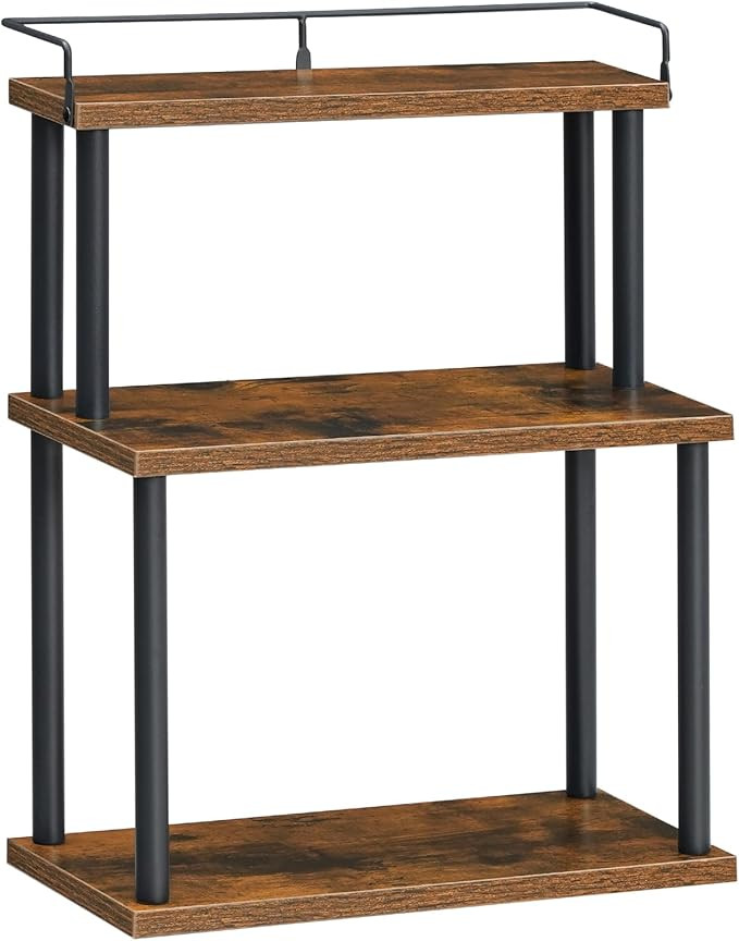 HOOBRO Spice Rack Free Standing, 3-Tier Kitchen Shelf Organiser, Counter Shelf, Kitchen Desktop S... | Amazon (UK)