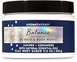 Bath and Body Works Aromatherapy Balance Clay Body Scrub with Natural Essential Oils Juniper Coriand | Amazon (US)