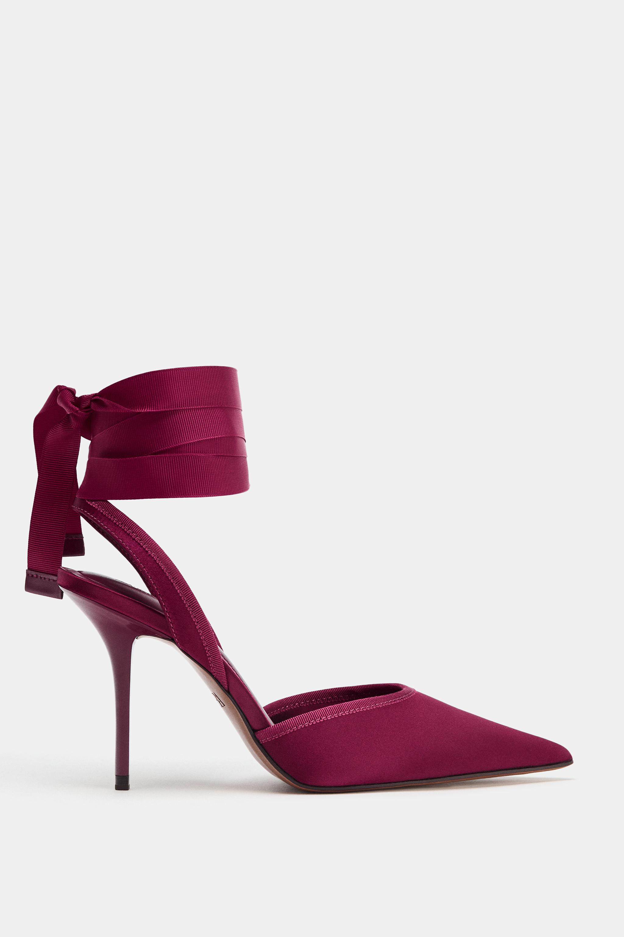 SLINGBACK HEELED SHOES WITH STRAP | Zara UK