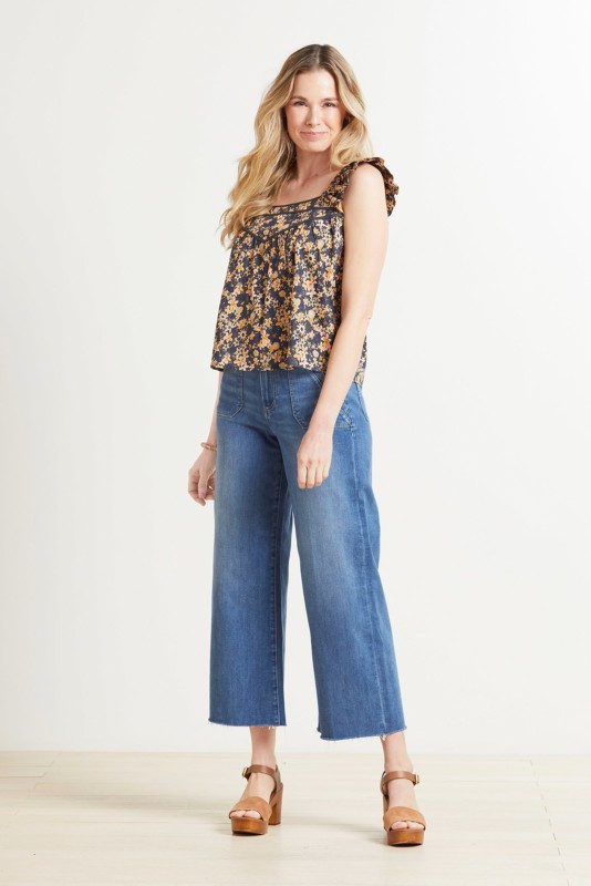 ROAN + RYAN Edith Retro Floral Flutter Tank | EVEREVE | Evereve