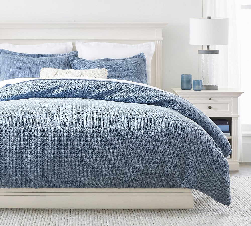 Honeycomb Cotton Duvet Cover | Pottery Barn (US)