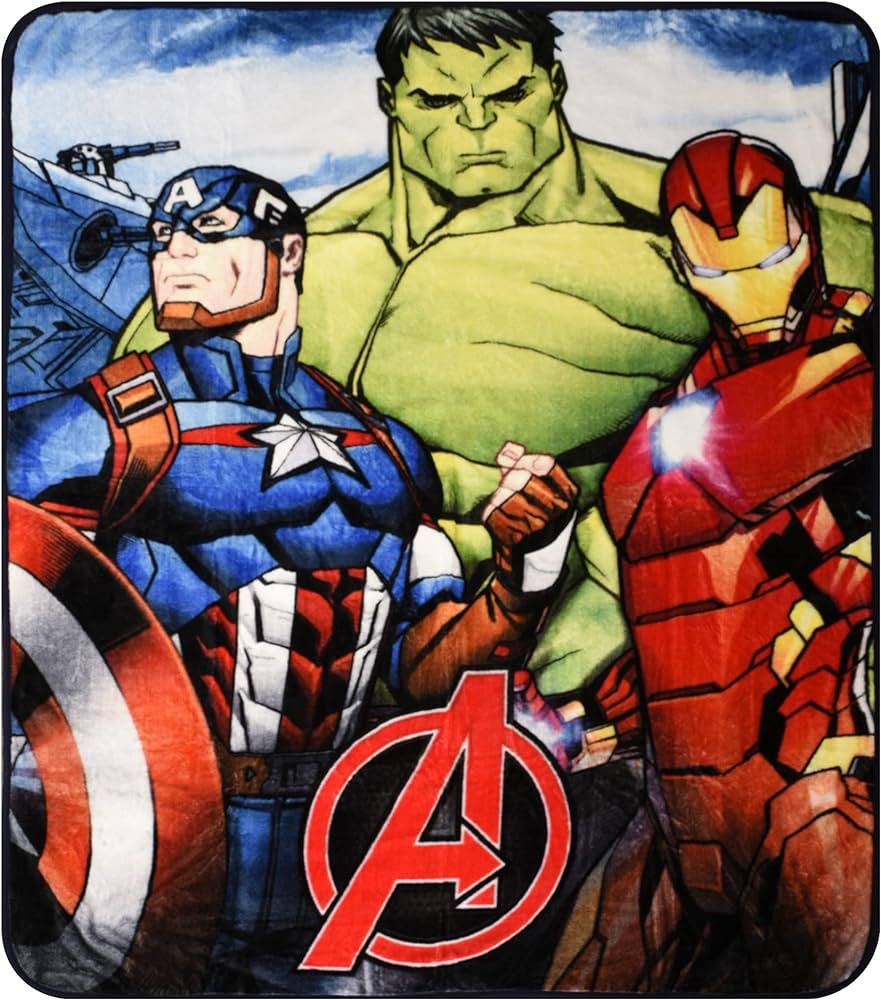 Marvel Avengers Kid’s Fleece Blanket EXPRESSIONS Throw for Toddlers Teens, All Season Super Sof... | Amazon (CA)