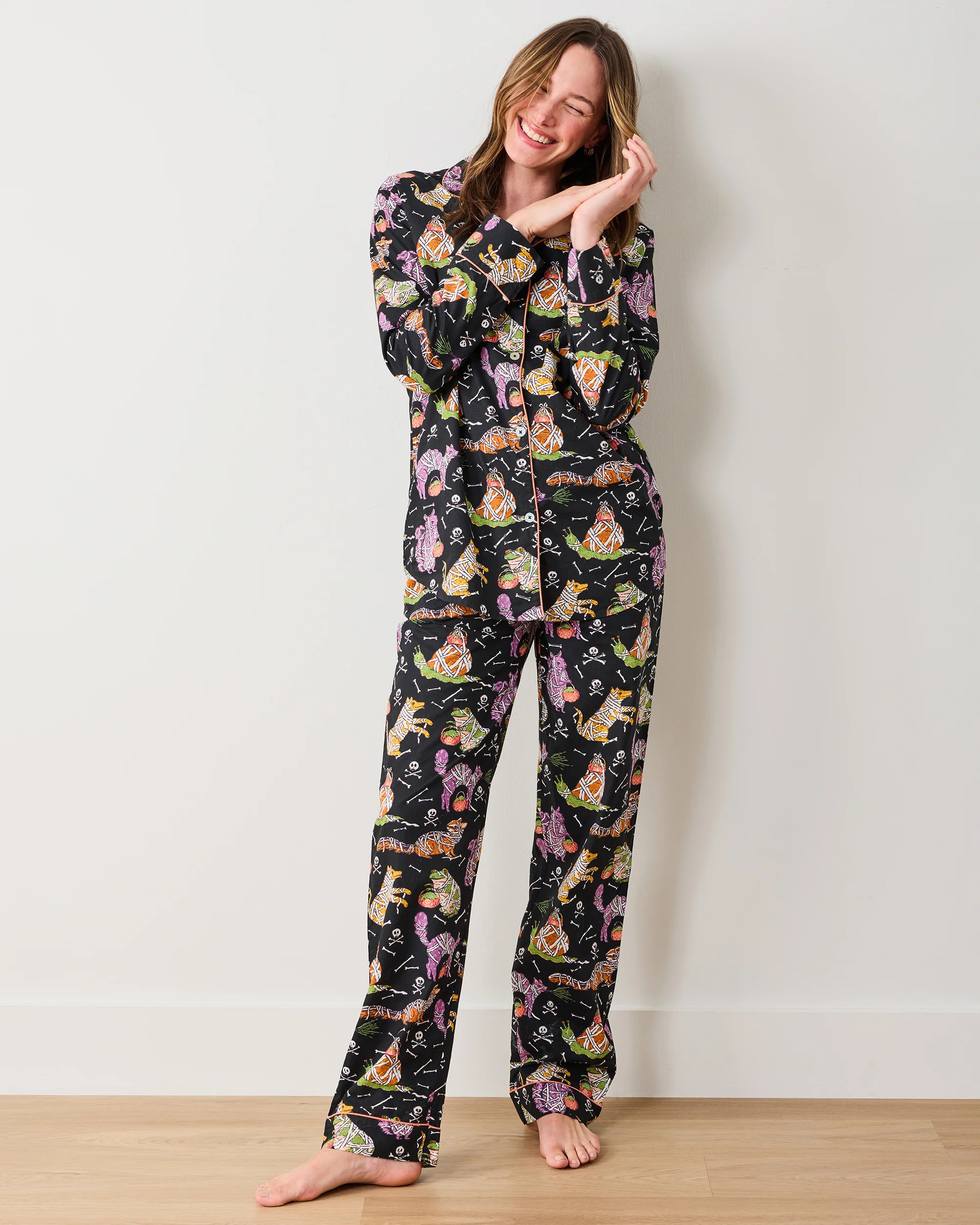 Monster Mash - Long PJ Set - Haunted House | Printfresh