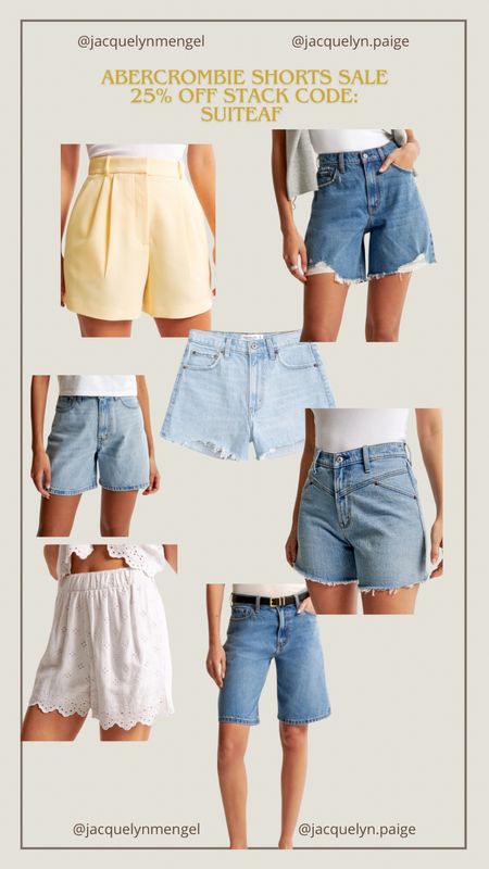 Abercrombie shorts sale! These are my favorites + a stackable code of an extra 15% off!! SUITEAF

#LTKSeasonal #LTKFindsUnder50 #LTKSaleAlert