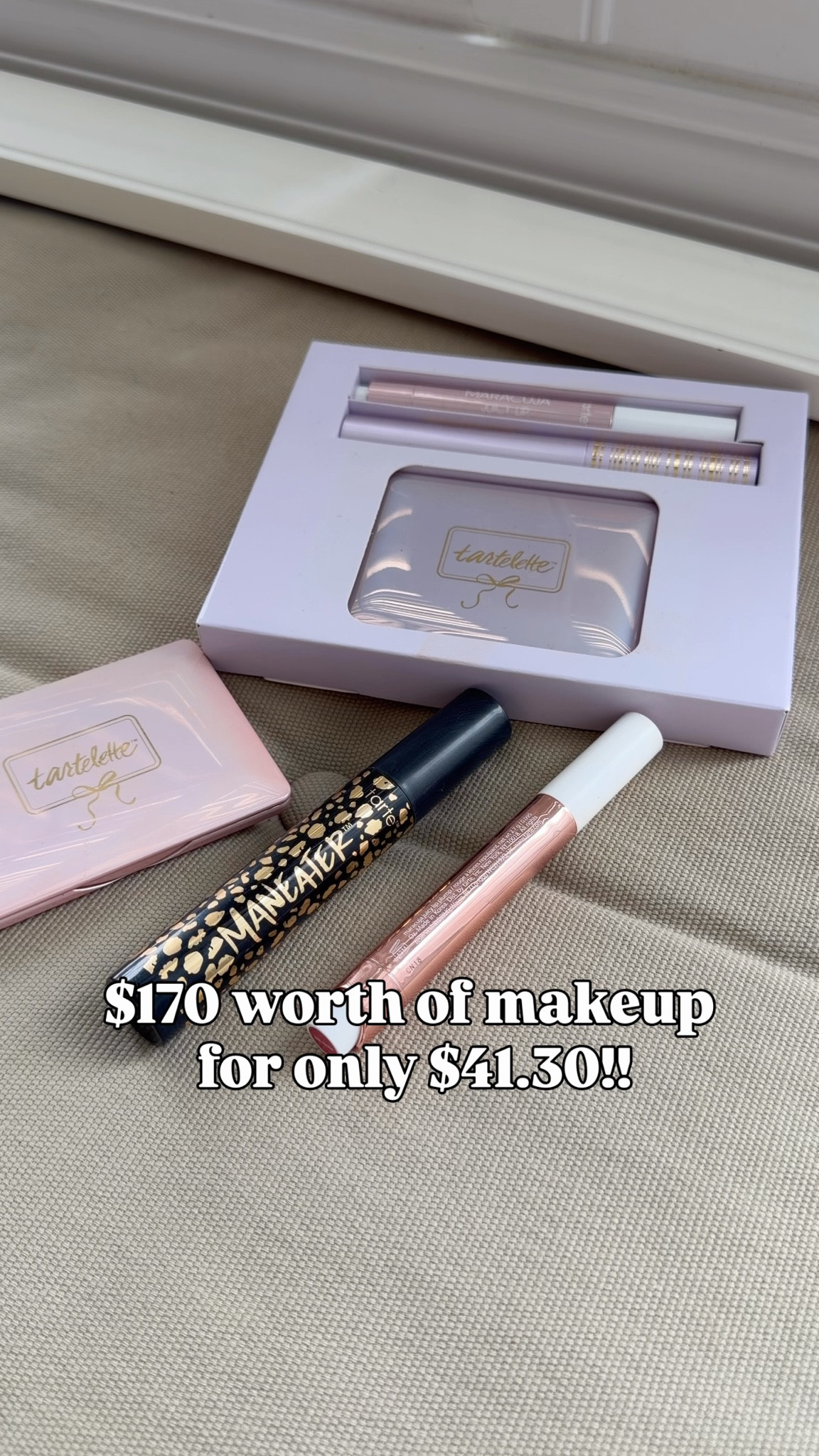 You guys… this Tarte Cyber Monday set is INSANE 😍💖

You get TWO gift-ready sets — each with a mini shadow palette, mascara, and lip plump! Such an easy holiday gift idea!
Valued at $170 but only $41.30 today.
Linked ⬇️ 🎀✨

#CyberMondayFinds #BeautySale #TarteCosmetics #MakeupGiftSets #HolidayGifting #StockingStuffers #LTKHoliday #LTKBeautySale

#LTKHoliday #LTKGiftGuide #LTKCyberWeek