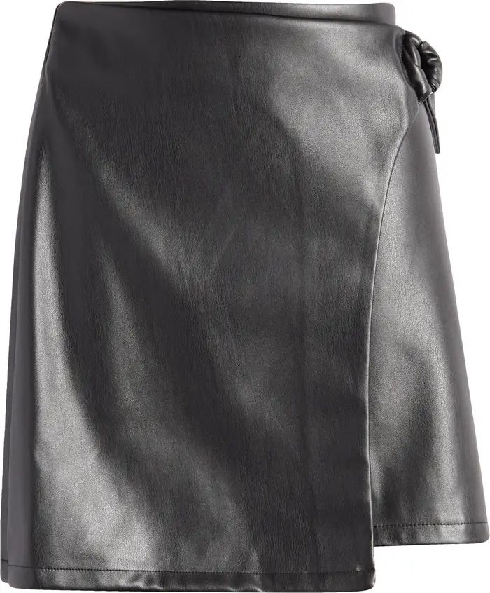High Waist Faux Leather Miniskirt | Nordstrom