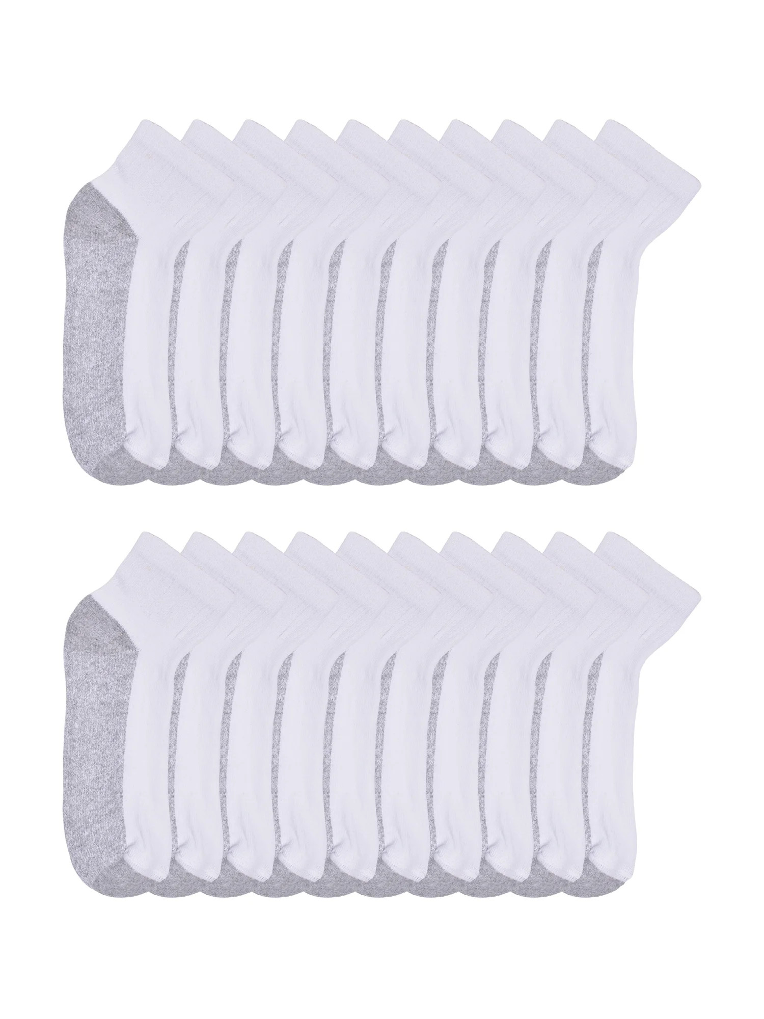Wonder Nation Boys Cushioned Ankle Socks, 10 Pack, Sizes S (4-8.5) - L (3-9) | Walmart (US)
