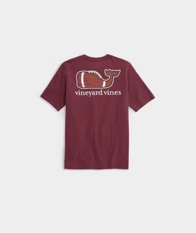 Boys Heathered Football Whale Pocket T-Shirt | vineyard vines