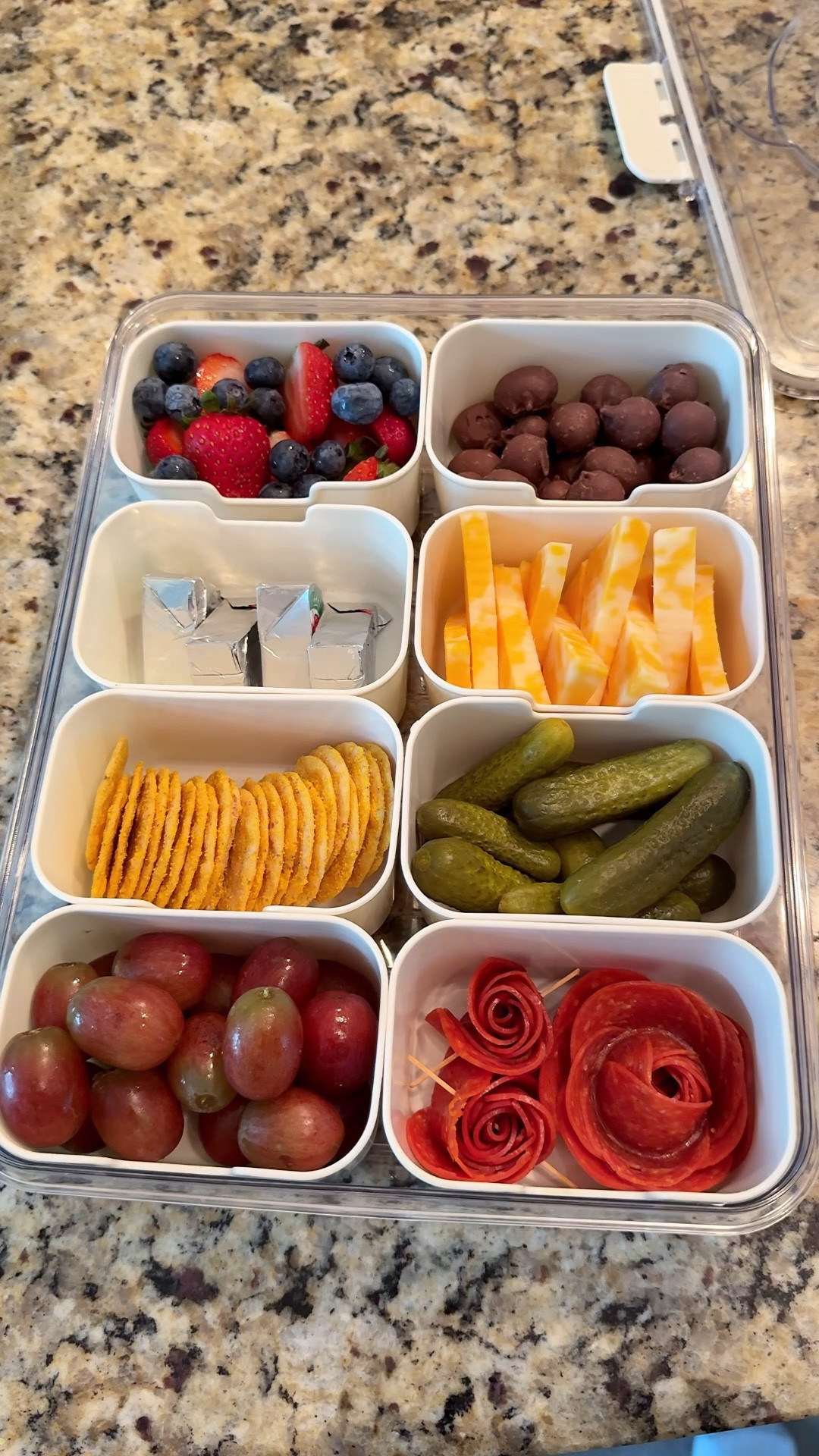 Charcuterie board on the go! Snackle box ideas 
Snack box


#LTKHome #LTKSummerEdit