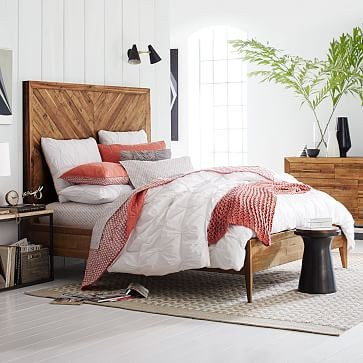 Alexa Reclaimed Wood Bed | West Elm (US)
