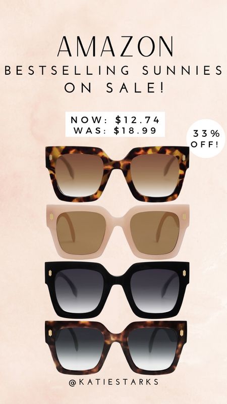 The bestselling Amazon sunglasses for women are on a limited time sale! Great reviews and amazing price! 

#LTKfindsunder50 #LTKstyletip #LTKsalealert