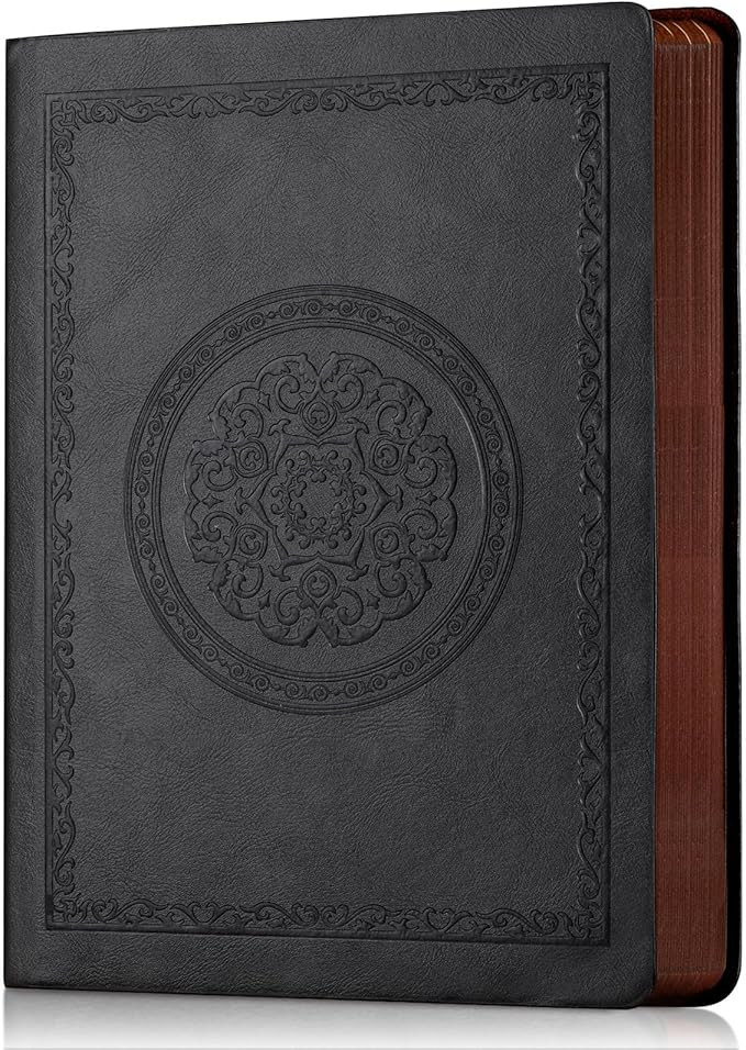 2025 Leather Vintage Journal Notebook,300 Pages,Leather Softcover Lined Journal Notebooks for Wom... | Amazon (US)