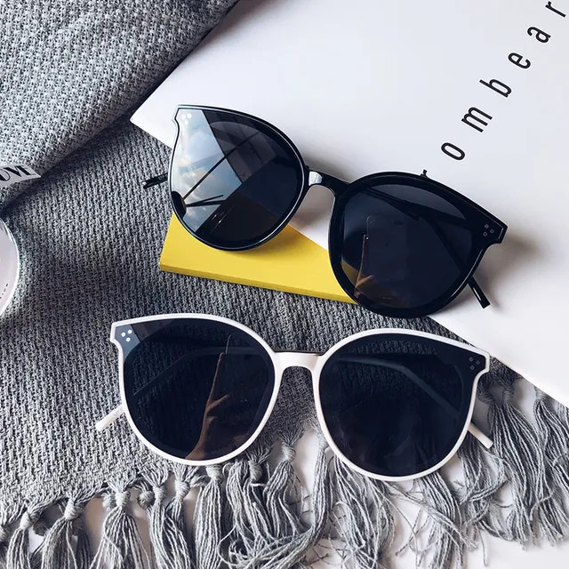 Aisyi - Oversized Round Cat Eye Sunglasses | YesStyle | YesStyle Global