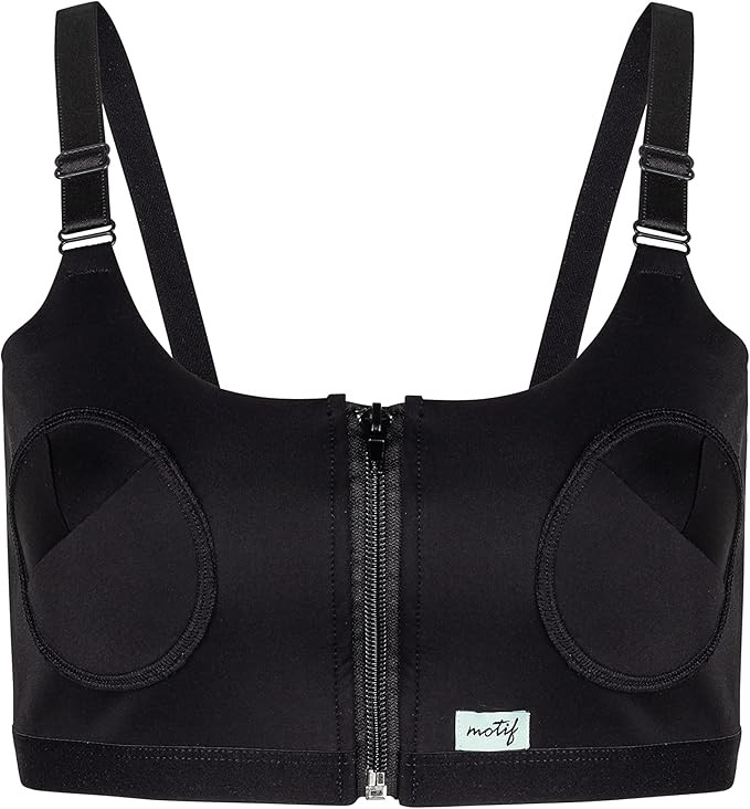 Motif Medical - Hands-Free Pumping Bra - Works with Luna, Duo, Twist, and More - Black | Amazon (US)