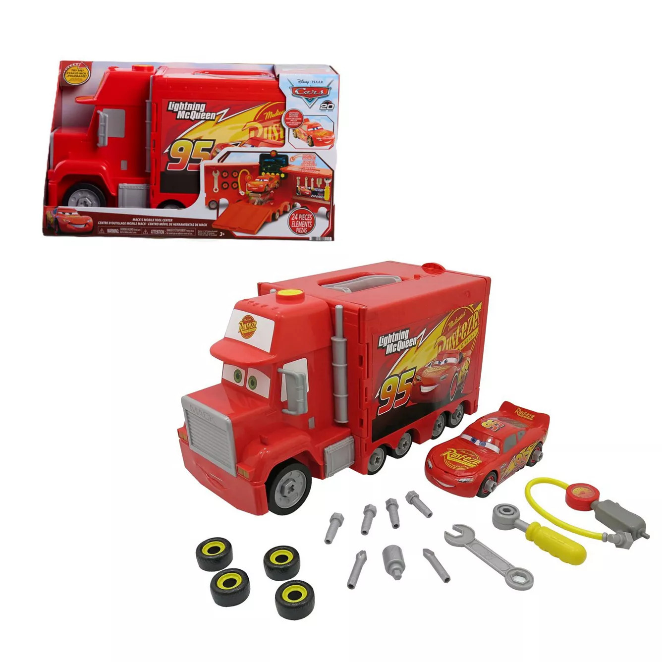 Just Play Disney/Pixar's Cars 3 Mack's Mobile Tool Center | Kohl's