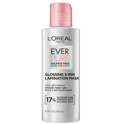 L'Oreal Paris EverPure Sulfate Free Hair Gloss Glossing Lamination Mask - 5.1 fl oz | Target