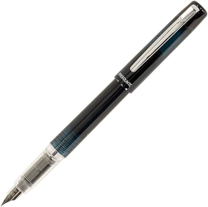 PLATINUM Prefounte Fine Fountain Pen - Graphite Blue STPLAPREGB | Amazon (US)