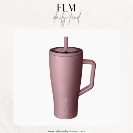 These tumblers are the best! 
Fashionablylatemom 
BrüMate Era 30 oz Tumbler with Handle and Straw | 100% Leakproof Insulated Tumbler with Lid and Straw | Made of Stainless Steel | Cup Holder Friendly Base | 30oz (Rose Taupe)
100% LEAKPROOF, GUARANTEED: The Era series is the only 100% leakproof straw tumbler that works for both cold and carbonated beverages, thanks to our patent-pending Ü-Turn technology. So, you can toss your drink in your bag and take it on the go without ever spilling a drop.
COLDKEY METAL STRAW: The Era series also has our ColdKey stainless steel straw so you can reduce the amount of plastic sitting in your water all day and experience a cool, crisp drinking experience with a soft-touch silicone tip on the outside to top it off.

#LTKGiftGuide