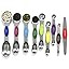 Magnetic Measuring Spoons Set Stainless Steel with Leveler, Stackable Metal Tablespoon Measure Sp... | Amazon (US)