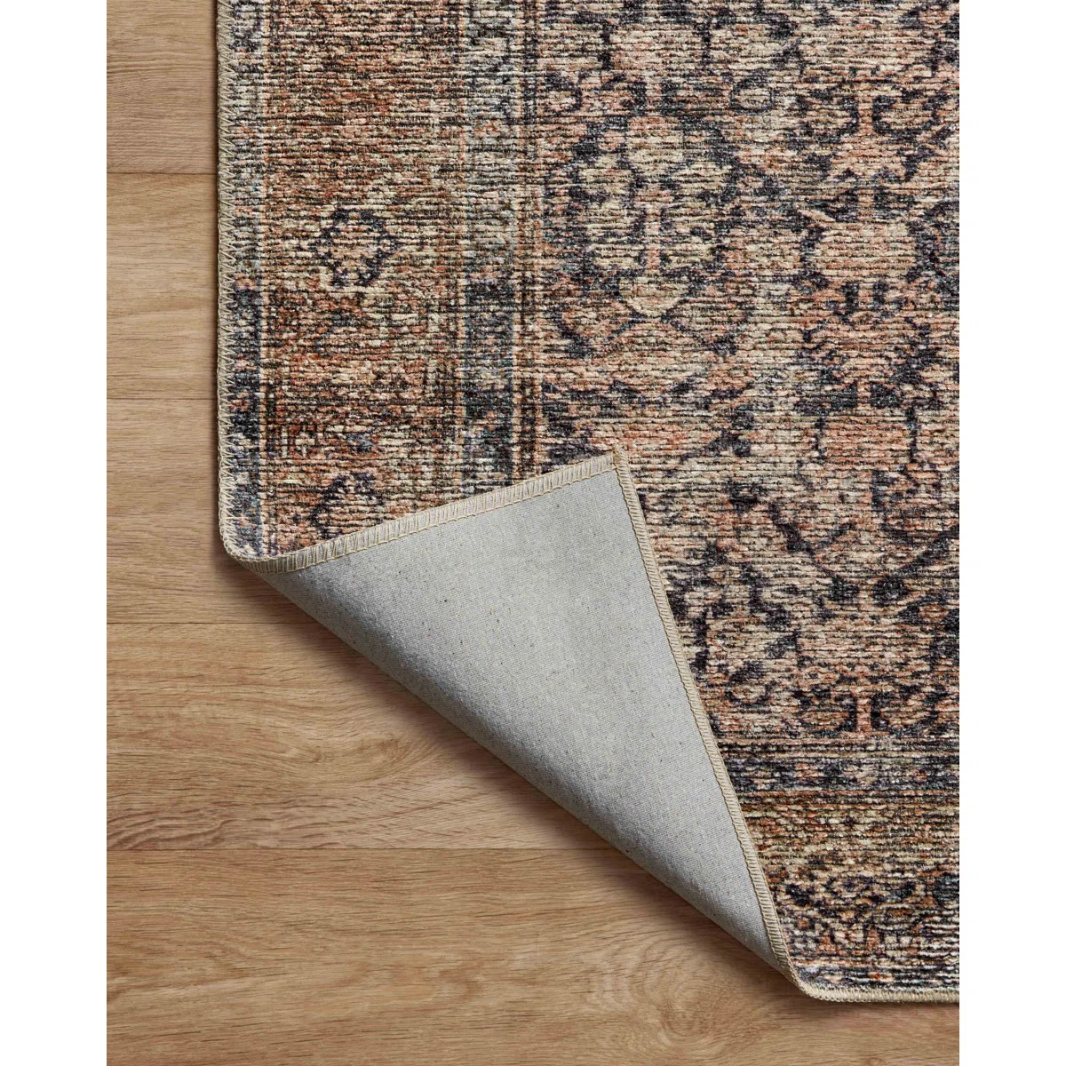 Amber Lewis x Loloi Billie Oriental Ink / Salmon Area Rug | Wayfair North America