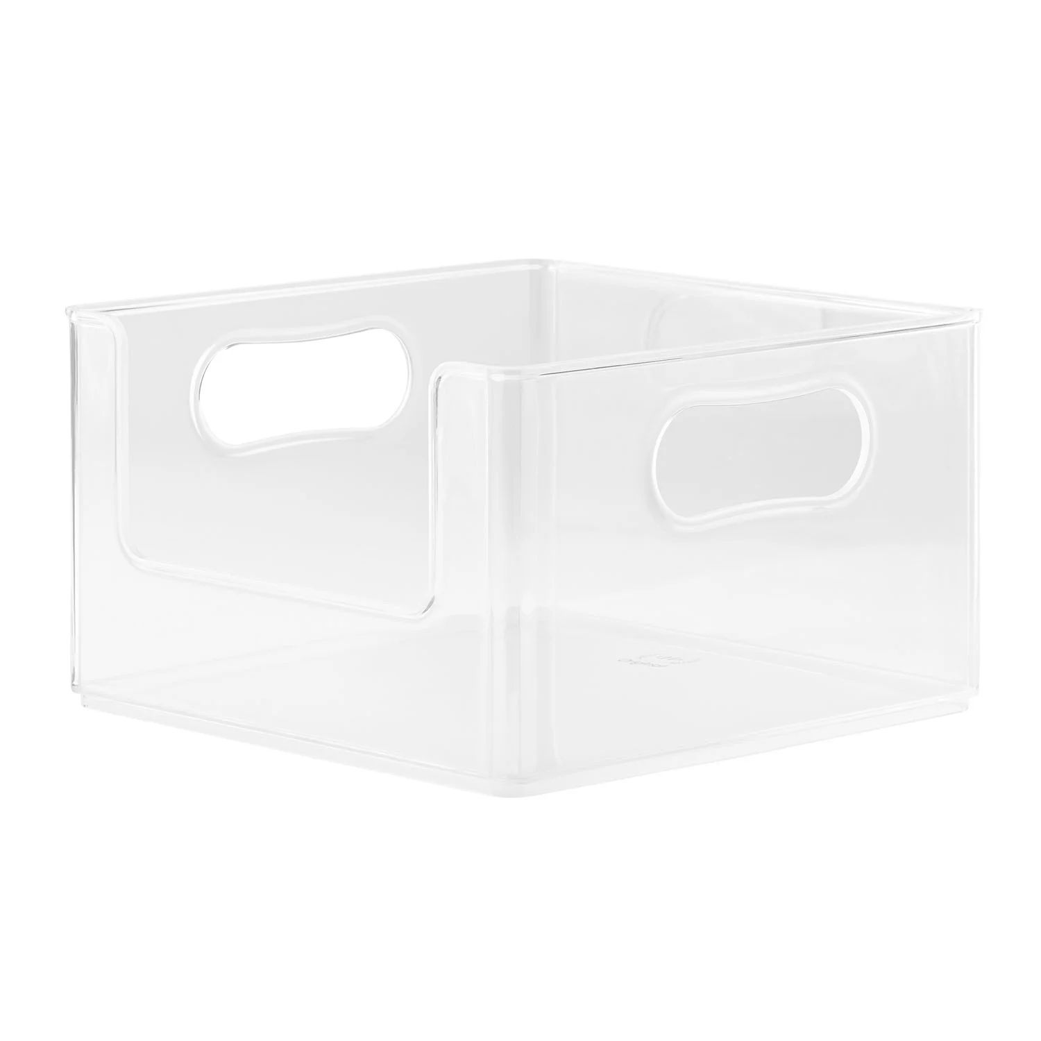 The Home Edit Open Front Bin Clear Plastic Modular Storage System Organizer 10in x10in x 6in | Walmart (US)