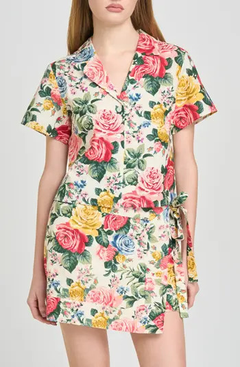 Amelia Short Sleeve Linen Blend Top | Nordstrom