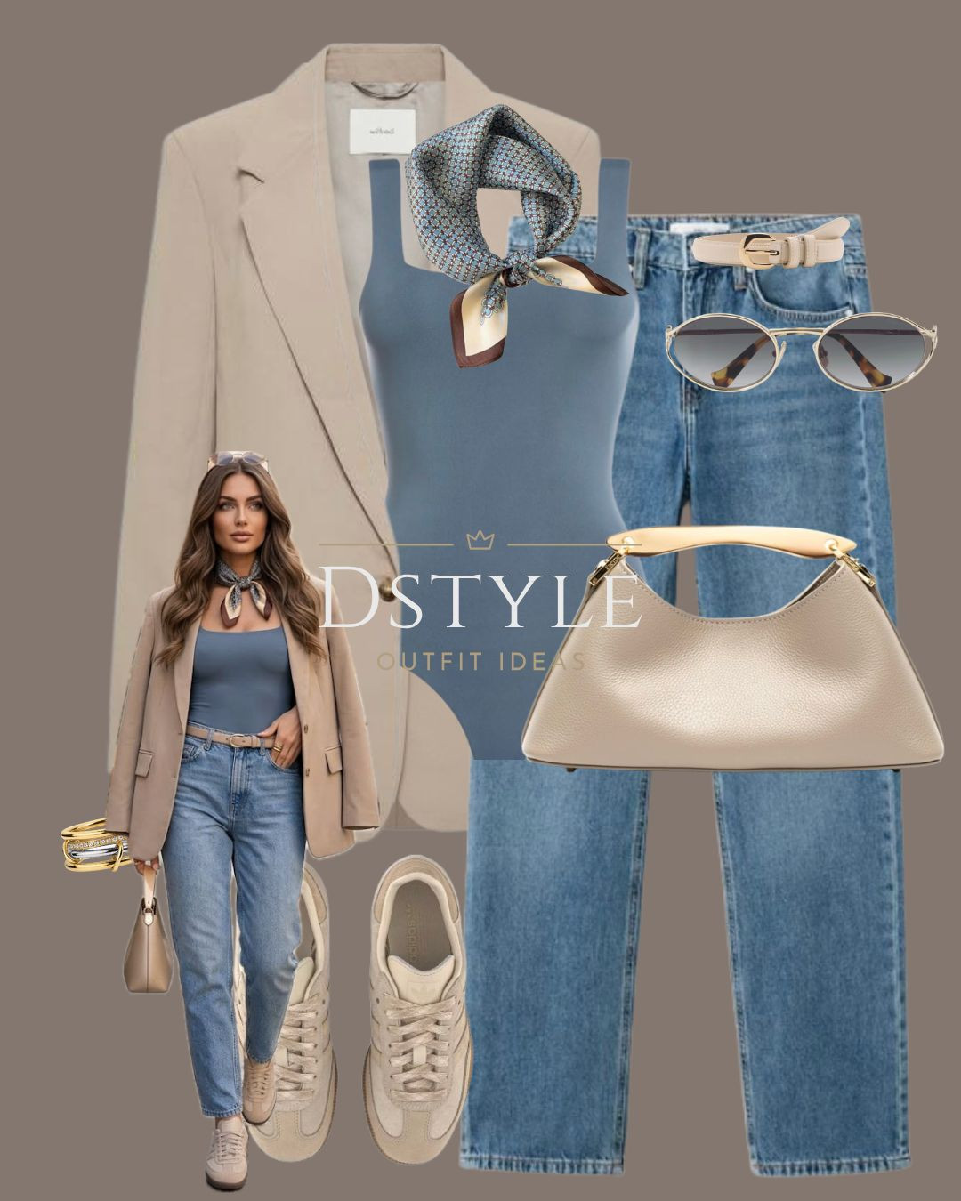 The ultimate cool-girl uniform for spring. ✨ I’m obsessed with how this dusty blue bodysuit pairs with a neutral oversized blazer. It’s giving effortless chic for coffee dates or office days. 

 

#LTKootd #LTKWorkwear