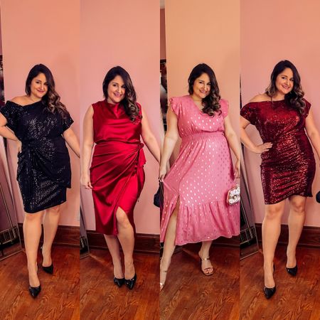 Occasion dresses for all your special events! Wearing an xl in all but the red satin I’m wearing a size large!

Black sequin dress
Little black dress
Red satin dress
Red dress
Pink and gold dress
Maxi dress
Red sequin dress
Knee length dress
Midsize
Curvy
Black heels
Gold heels
Amazon dresses 
Date night
Wedding guest
Cocktail party

#LTKwedding #LTKparties #LTKmidsize