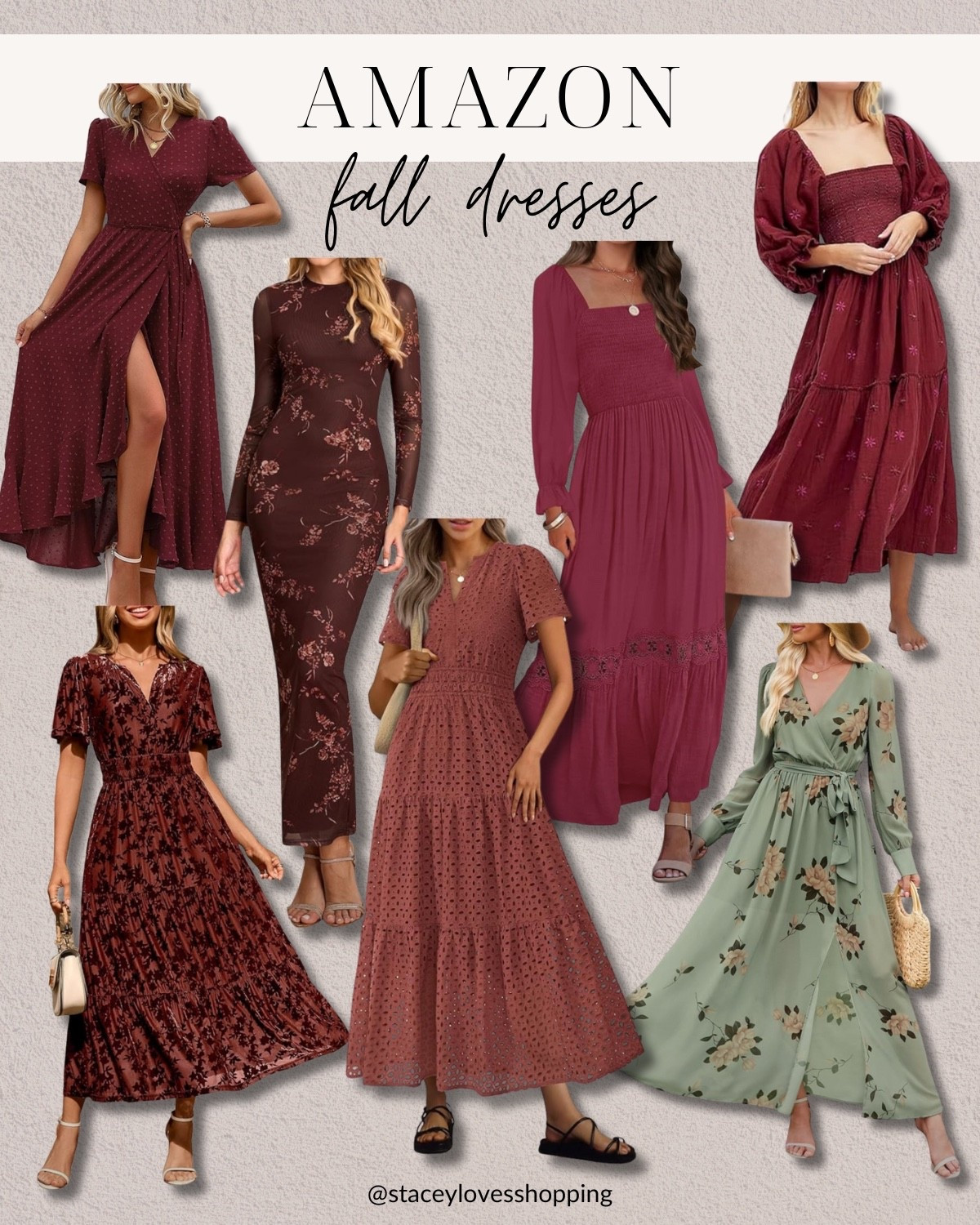 Amazon fall dresses perfect for fall family photos or fall weddings! 

All come in multiple colors.



#LTKSeasonal #LTKFindsUnder50 #LTKOver40