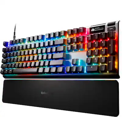 SteelSeries - Apex Pro Gen 3 Full Size Wired Mechanical OmniPoint Adjustable Gaming Keyboard with... | Best Buy U.S.