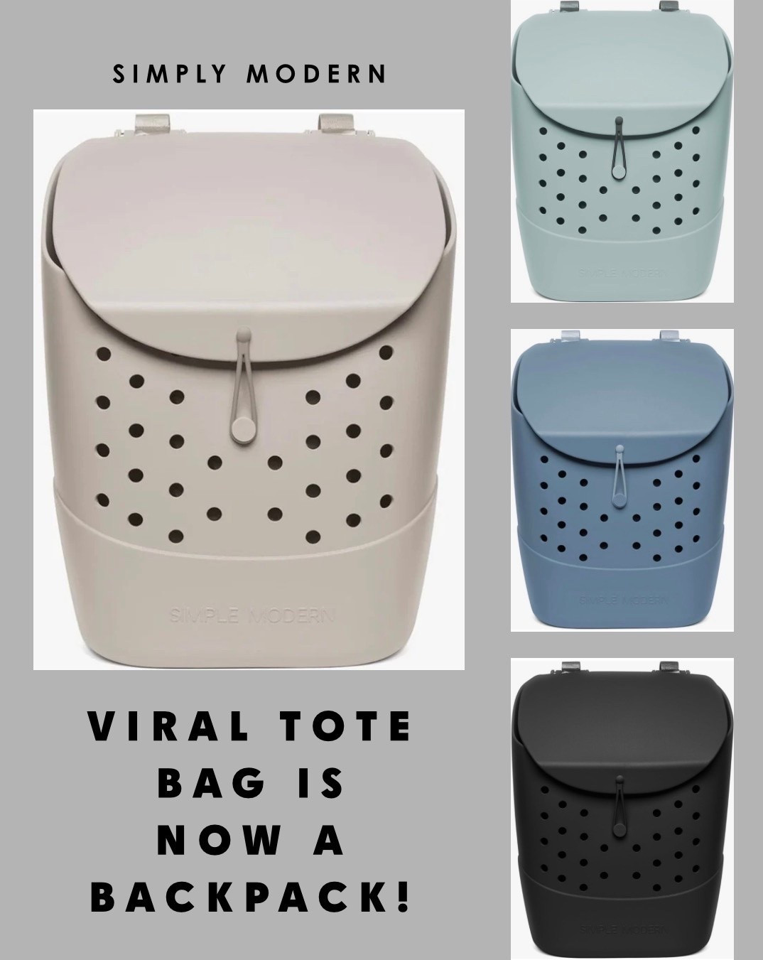 The viral simply modern tote now comes in a backpack! My favorite part of these bags are how easy they are to clean! #ad #tote #backpack #pooldays

#LTKTravel #LTKSwim #LTKmomlife