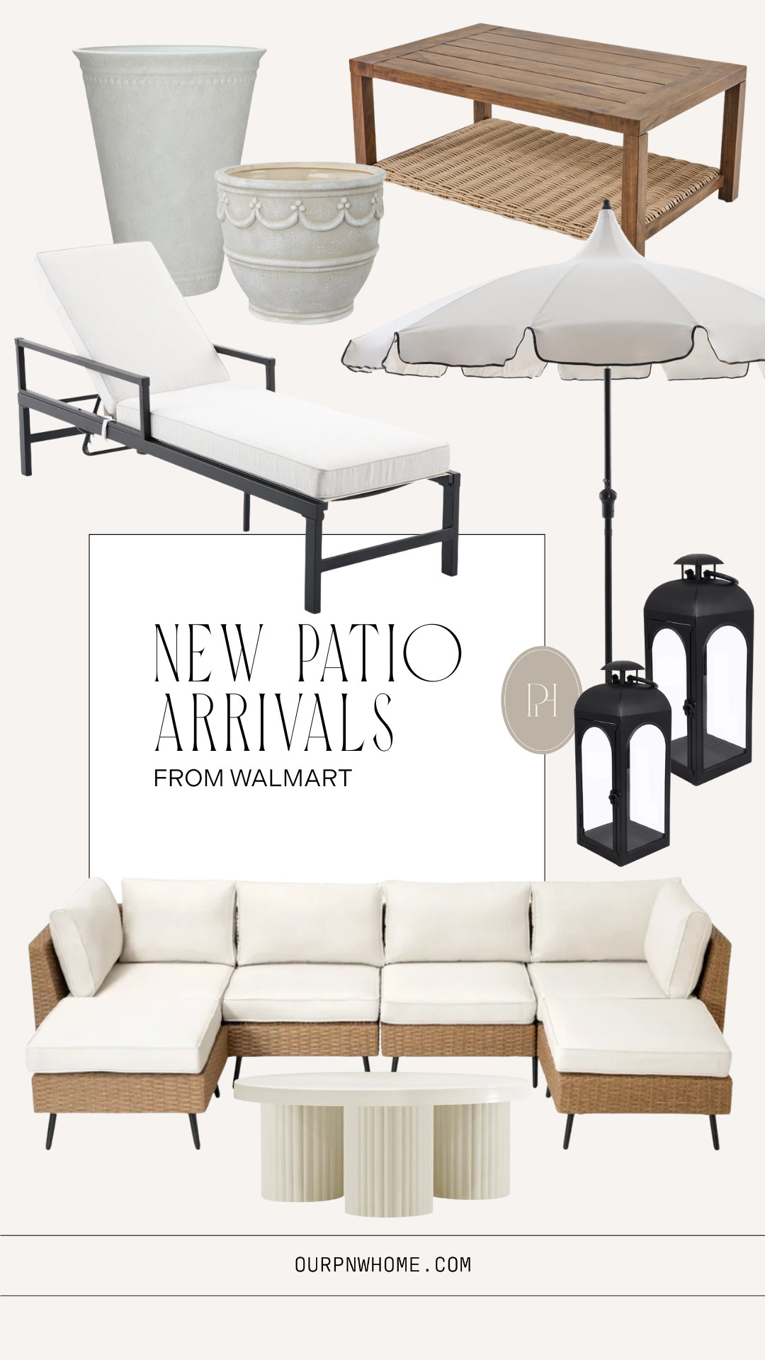 New arrivals for the spring patio at Walmart!

outdoor couch, outdoor sofa, outdoor sectional, patio furniture, outdoor furniture, outdoor coffee table, patio coffee table, round coffee table, rectangular coffee table, planter pots, chaise lounge, black lanterns, outdoor lanterns, patio lanterns, outdoor umbrella, patio umbrella, outdoor decor, patio decor 

 #LTKSeasonal #LTKHome