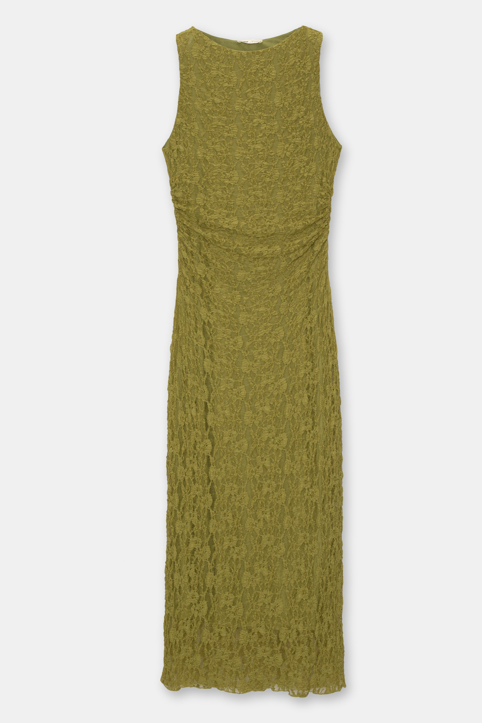 Sleeveless lace midi dress | PULL and BEAR UK