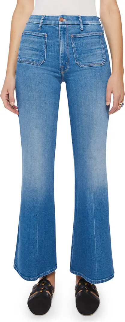 The Patch Pocket Roller Wide Leg Jeans | Nordstrom