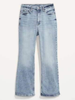 Higher High-Waisted Cropped Light-Wash Flare Jeans for Women | Old Navy (CA)